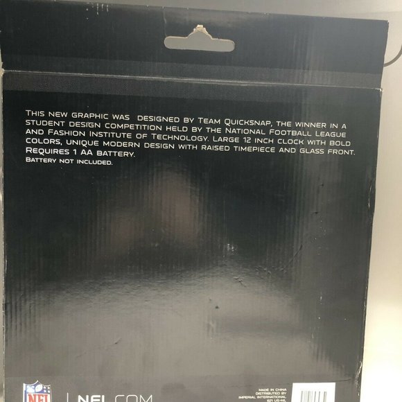 12” Inch NFL Rams FIT Modern Clock - Picture 3 of 3